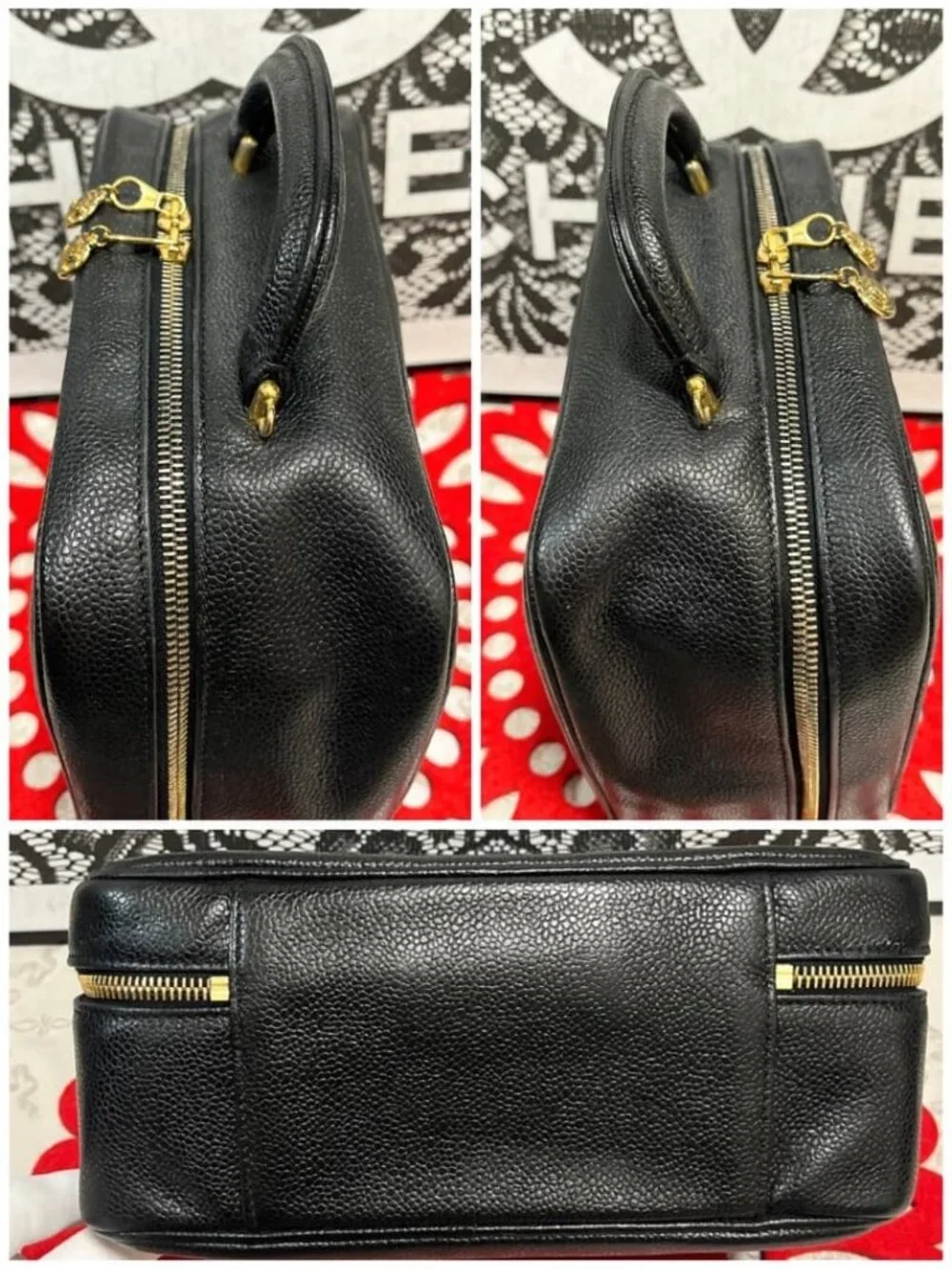Chanel Shoulder Bag Vanity Caviar